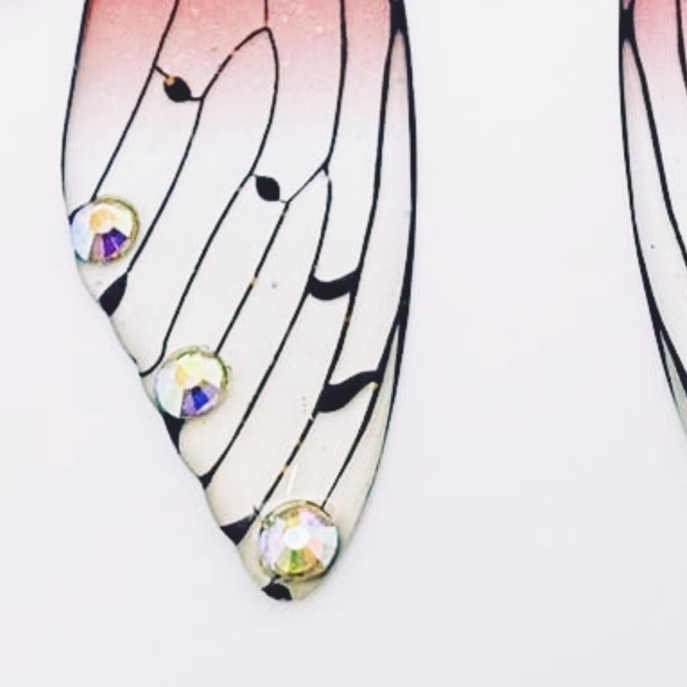 Gradient cicada wing, whimsical, mermaidcore - Picture 3 of 3